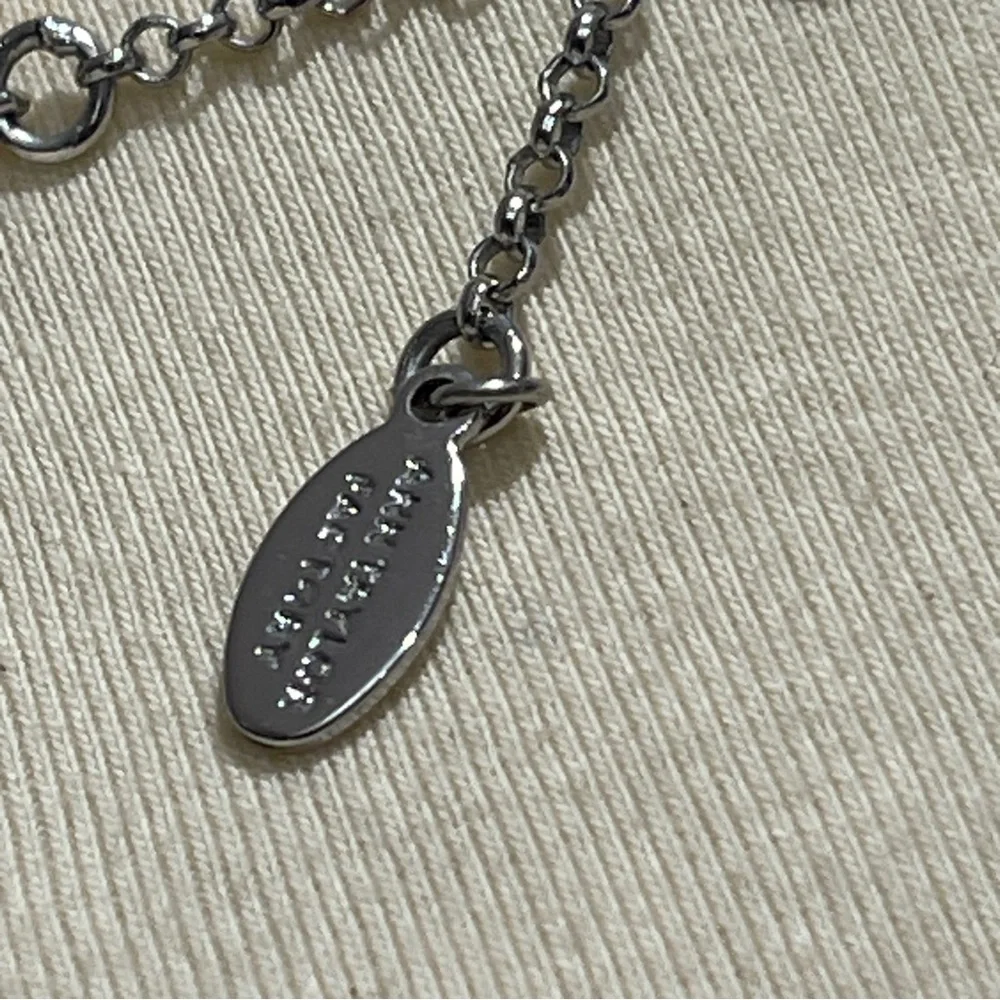 Ann Taylor Factory Silver-tone Beaded Fringe Necklace Boho Southwestern - Picture 4 of 6